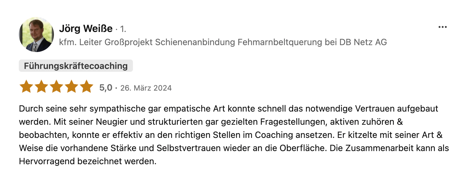 Felix Maria Arnet fünf Sternebewertung 2